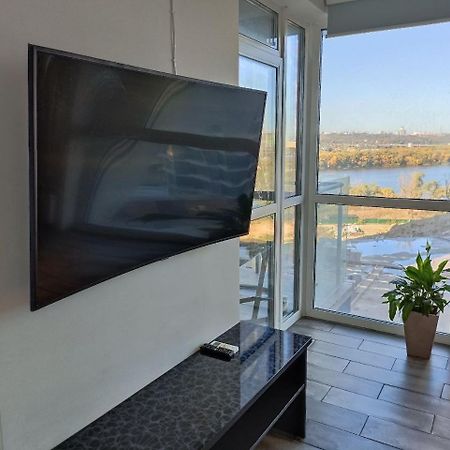 4 Rooms Apartment With A View Of The Dnieper River Kiev Exterior foto